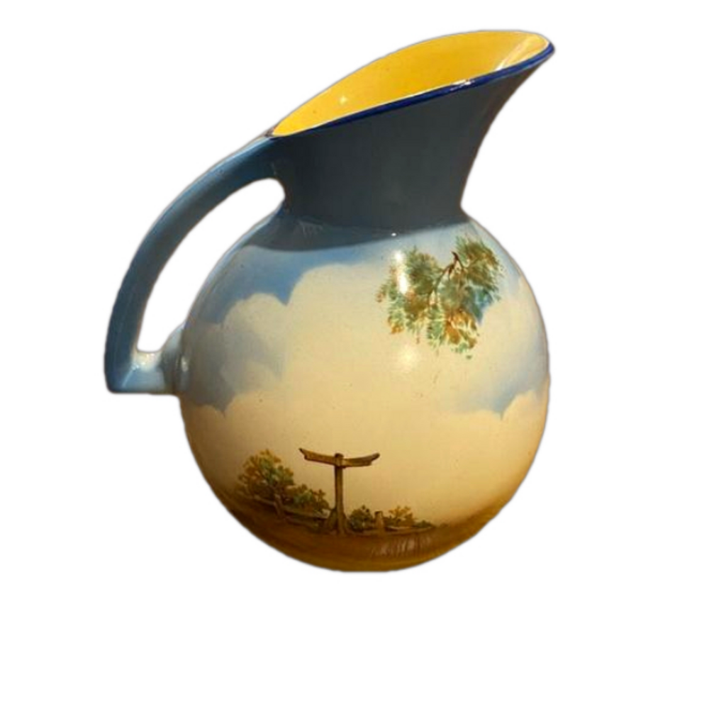 Antique Falcon Ware 'The Dover Road' Decorative Pitcher-England
